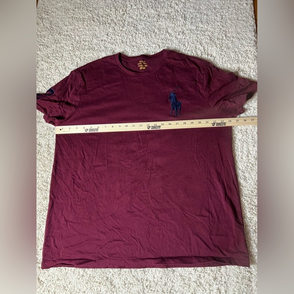 Polo by Ralph Lauren Men's XL Burgundy Short Sleeve Tee - Picture 5 of 7